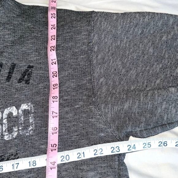 California 1848 San Francisco Gray Hoodie Sweatshirt Pullover With Kangaroo Pock - Picture 6 of 6